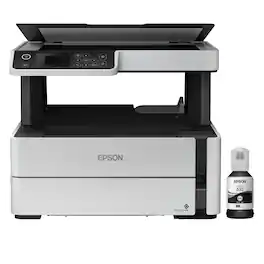 Epson - EcoTank ET-M2170 Wireless Monochrome All-in-One Supertank Printer - White