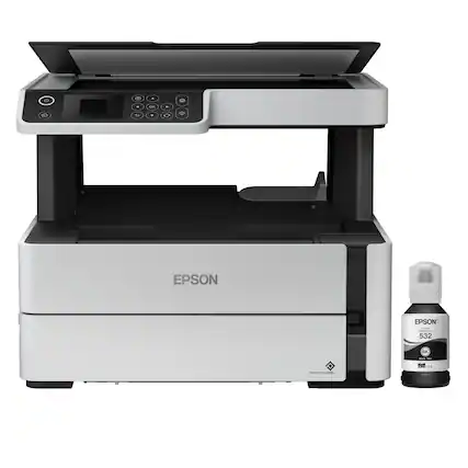 Epson i532 BK printer and Recyclot 532 BK ink.
