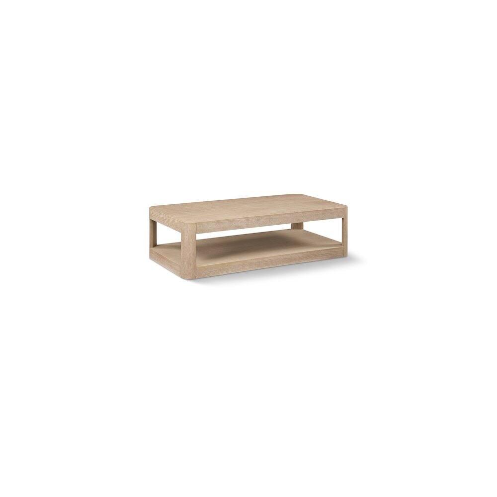 Front. Meridian Furniture - Reeves Natural Coffee Table - Brown.