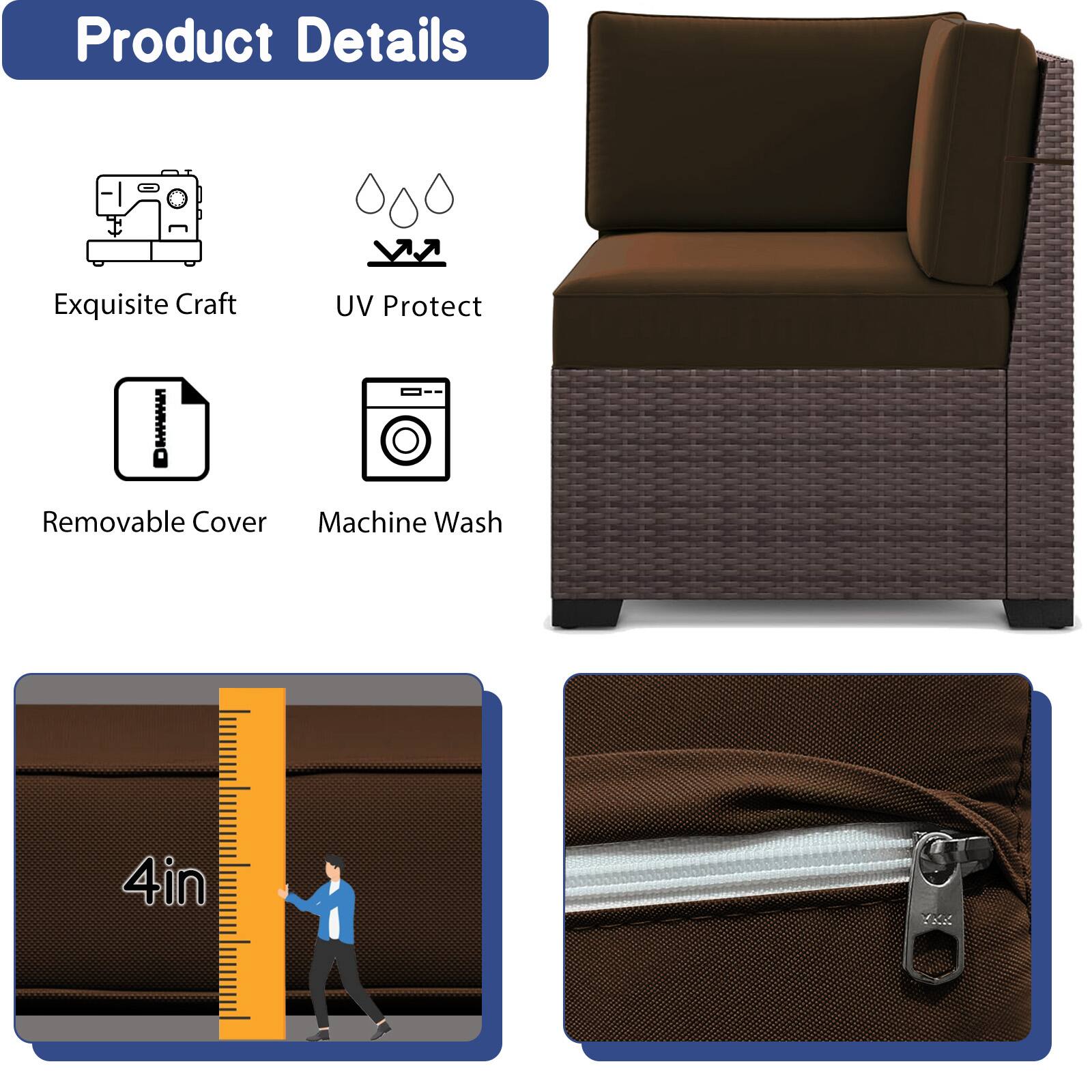 Product Details

- Exquisite Craft
- UV Protect
- Removable Cover
- Machine Wash

4in