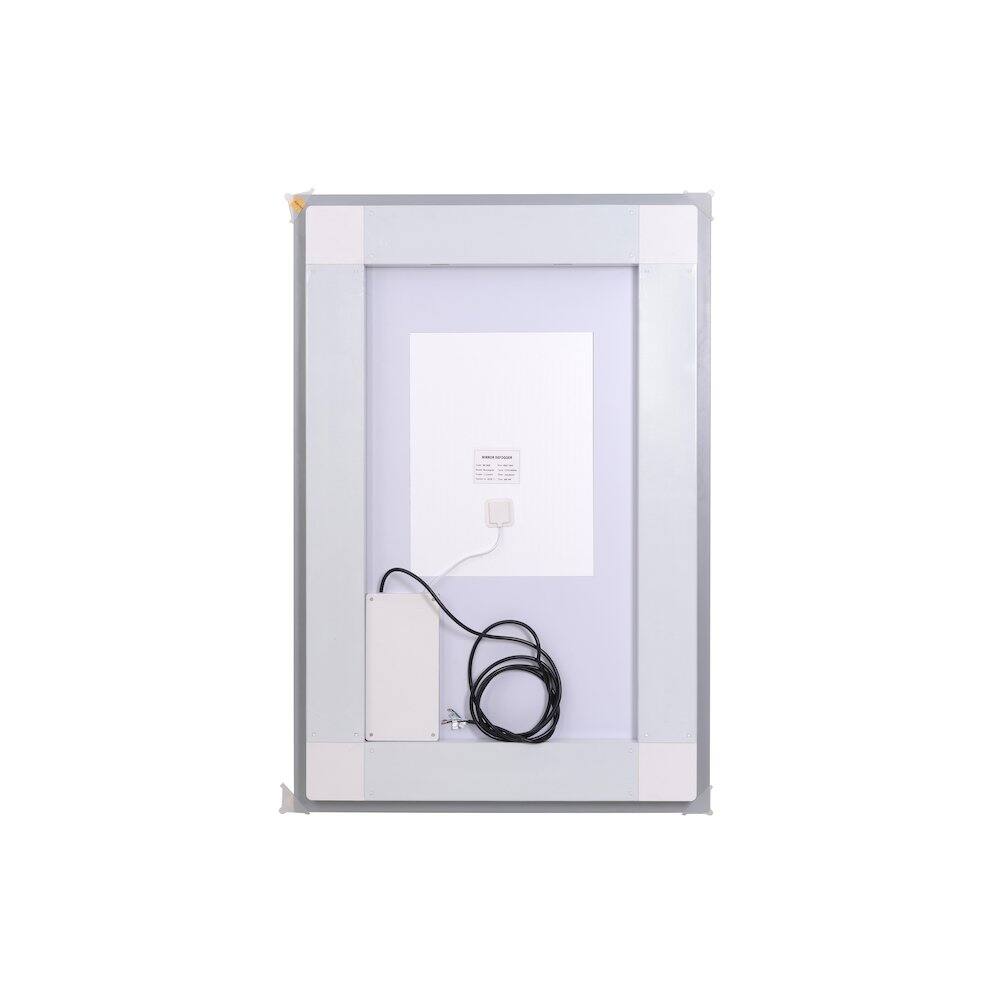 Angle. Elegant Kitchen and Bath - Riven 40X27 Led Mirror, Adjustable Color 3000K/4200K/6400K - White.