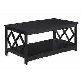 Convenience Concepts - Diamond Coffee Table - Black