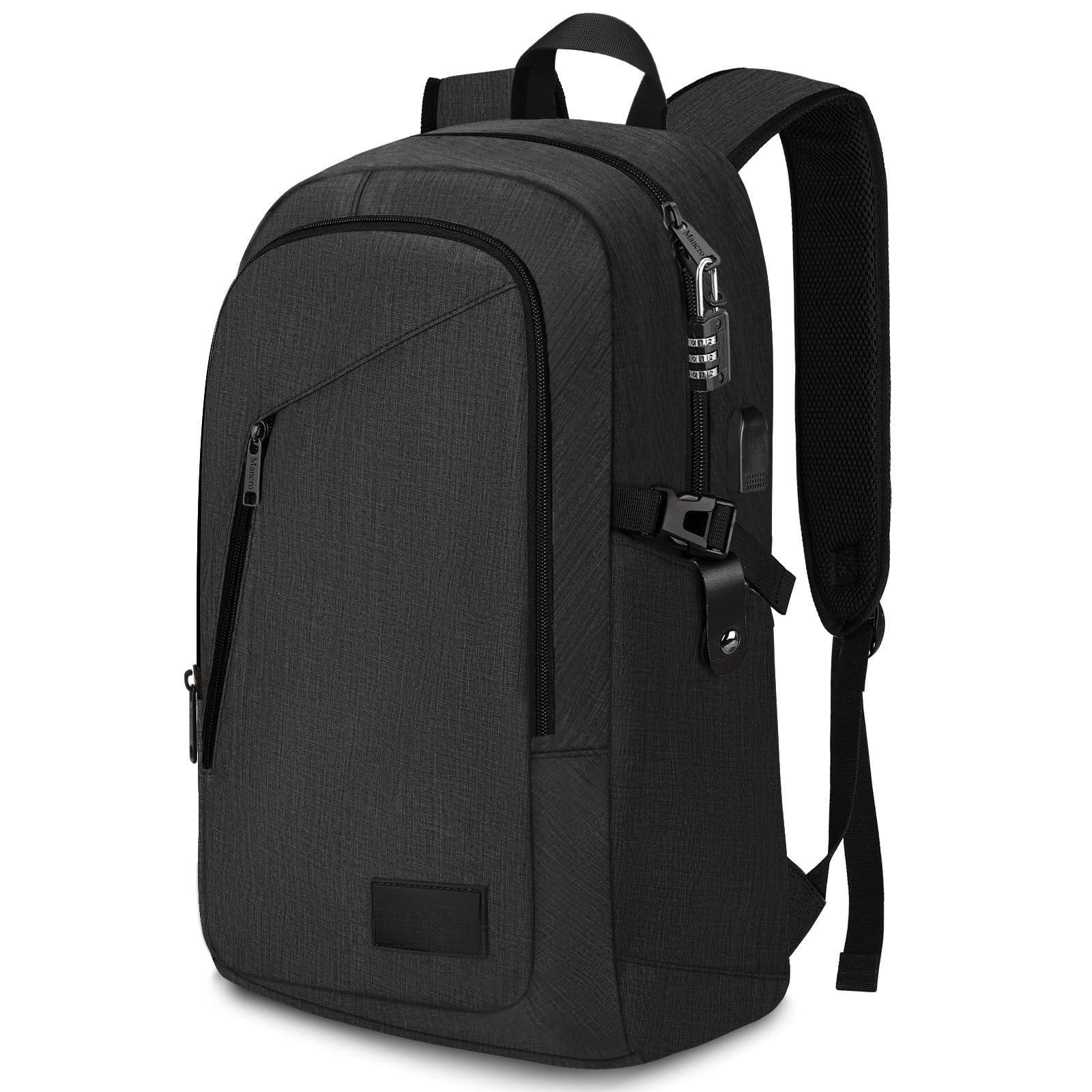 Alt View 5. Live At Space - Business Travel Laptop Backpack  Anti Slim Bag With Usb Charging Port For Men And Women Water Resistant Computer Fits - Yellow-15.6 inch.