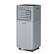 Alt View 8. Costway - 6000 BTU Portable Air Conditioner Cools up to 350 sq.ft 3-in-1 Air Cooler w/Dehumidifier & Fan Mode - Grey.