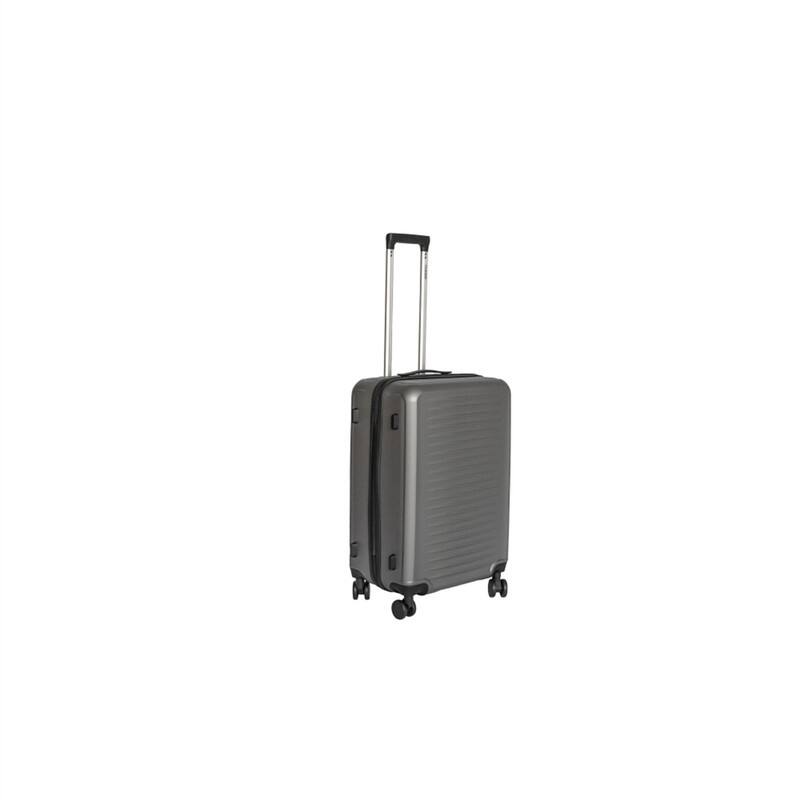 Alt View 1. HTUTWOO - 3-Piece ABS Travel Luggage Set - 20/24/28 Inch with TSA Lock, 360° Silent Spinner Wheels, Ultra Lightweight Carry On - Gray.