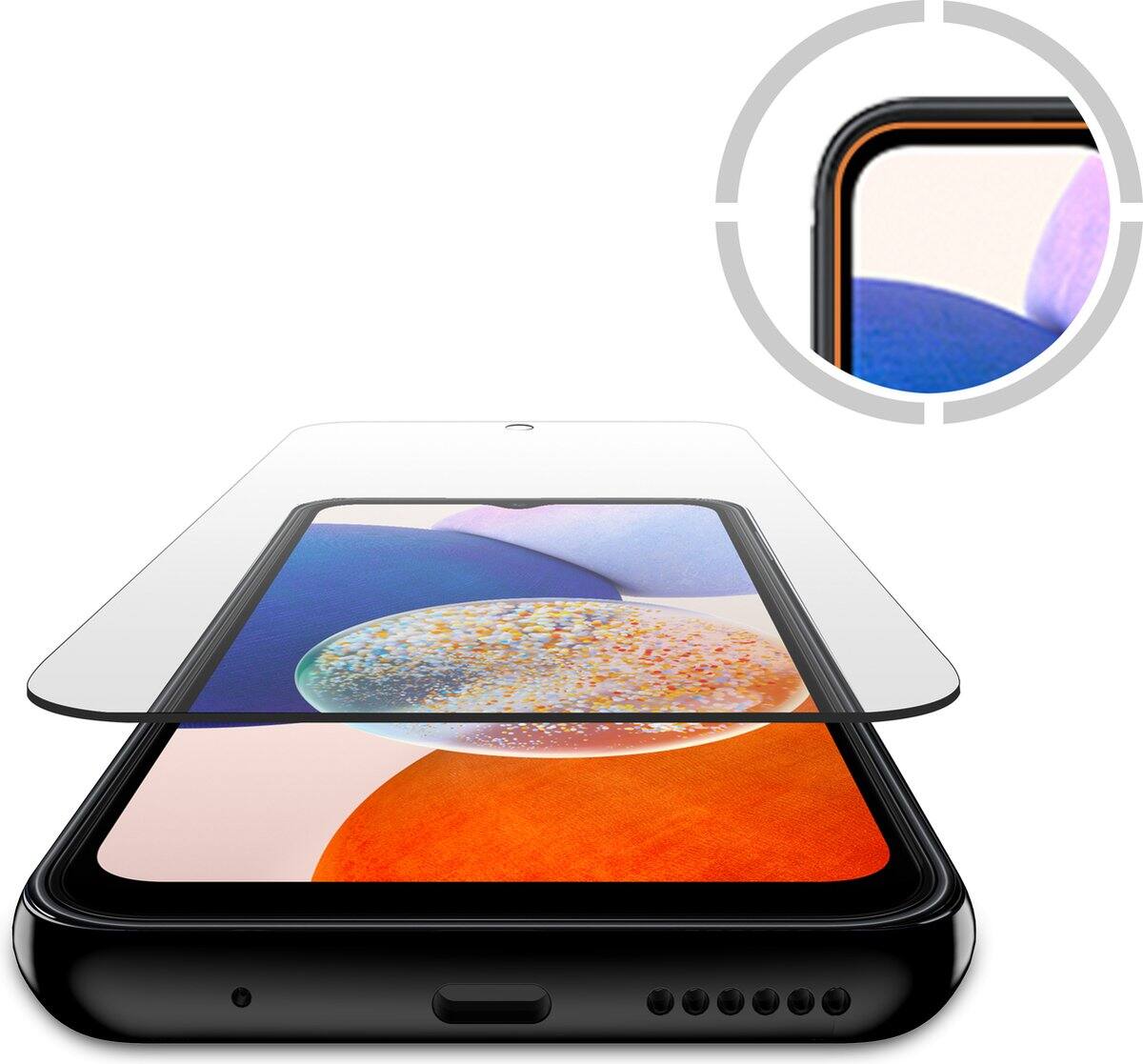 Left. Itskins - ITSkins-Samsung Galaxy A14 5G- Screen Protector - Clear.