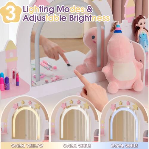 Lighting Modes & Adjustable Brightness

3

WARM YELLOW  
WARM WHITE  
COOL WHITE