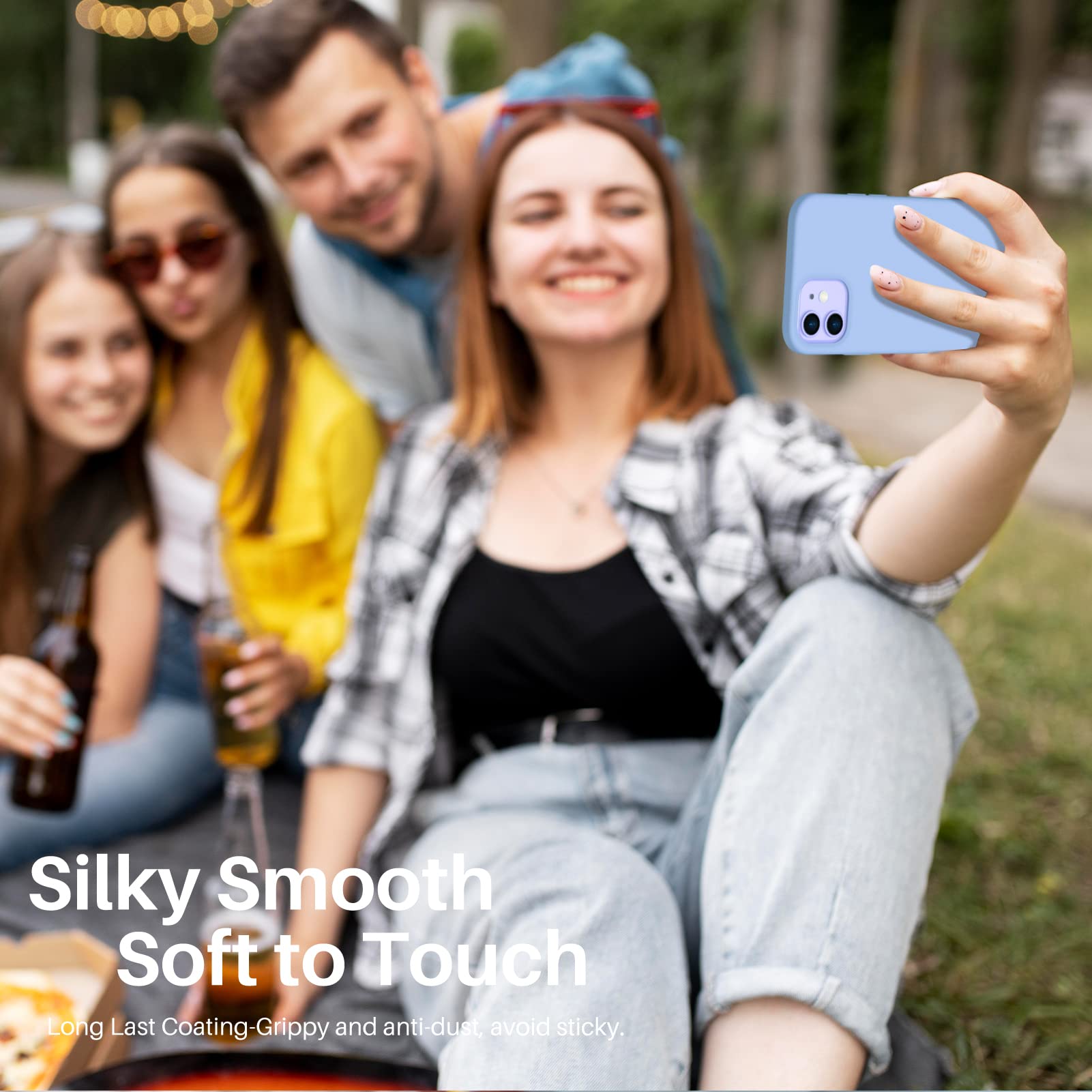 Silky Smooth Soft to Touch

Long Last Coating-Grippy and anti-dust, avoid sticky.