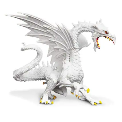 Front. Safari Ltd. - Glow-In-The-Dark Snow Dragon.
