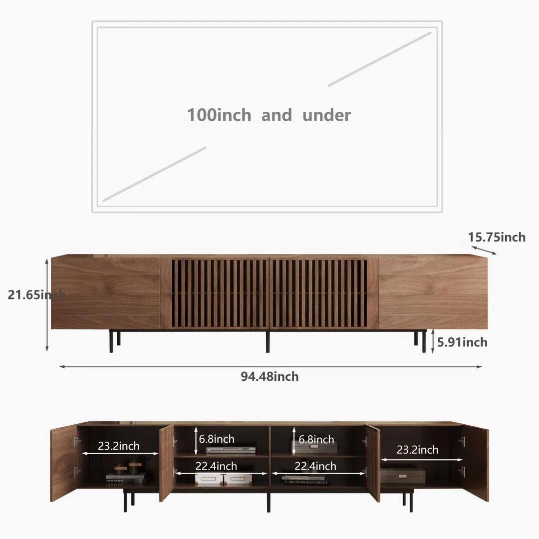 100 inch and under  
15.75 inch  
21.65 inch  
5.91 inch  
94.48 inch  
23.2 inch  
6.8 inch  
22.4 inch  
6.8 inch  
22.4 inch  
23.2 inch