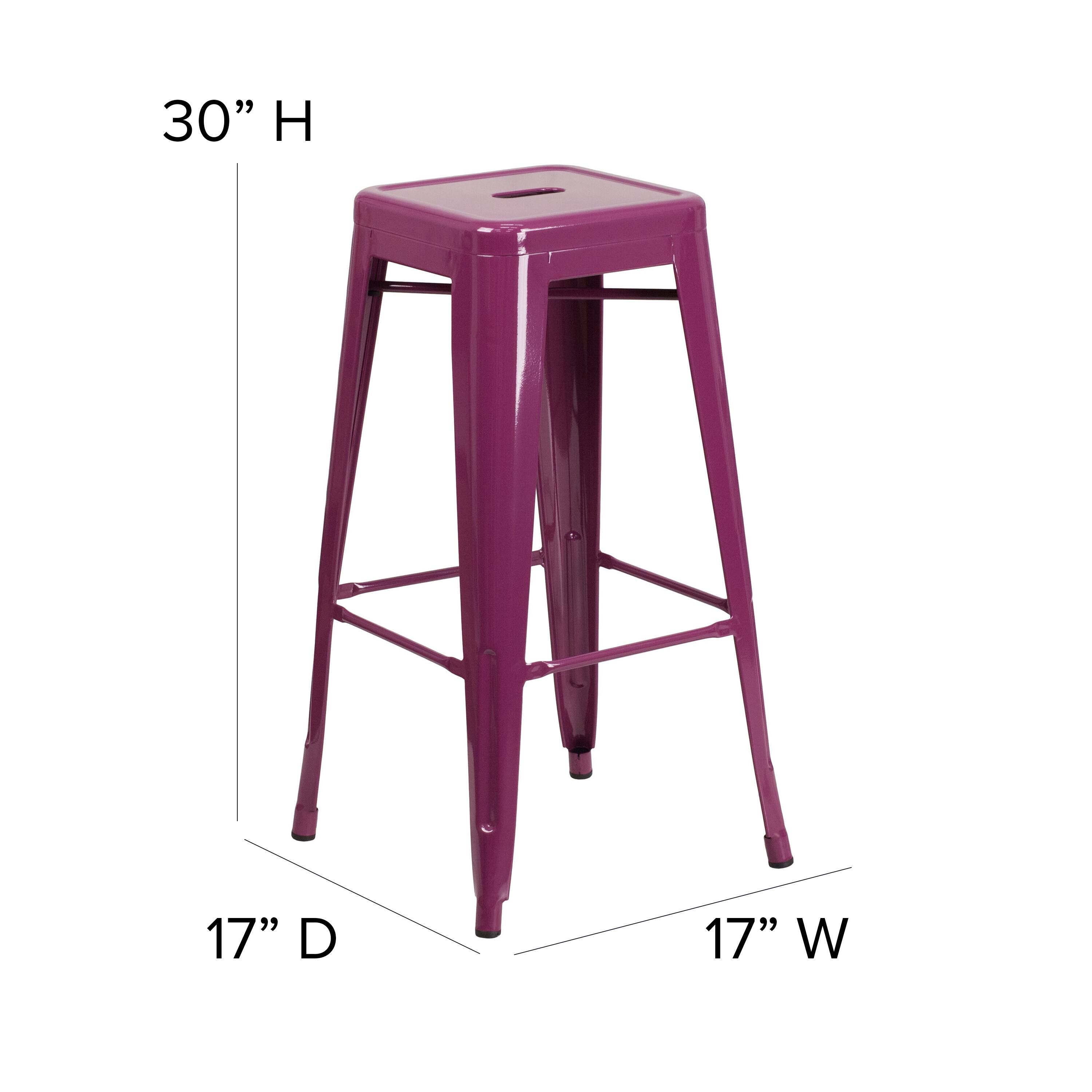 30" H  
17" D  
17" W