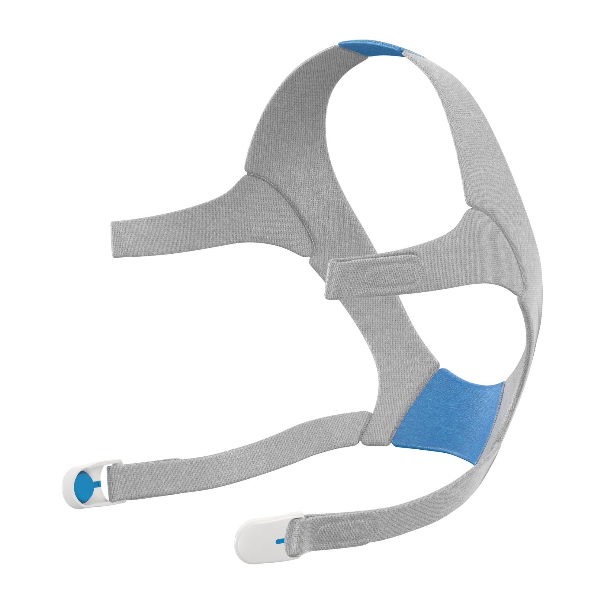 Front. Resmed - Resmed AirFit/AirTouch N20 Headgear Replacement, Medium, Blue - None.