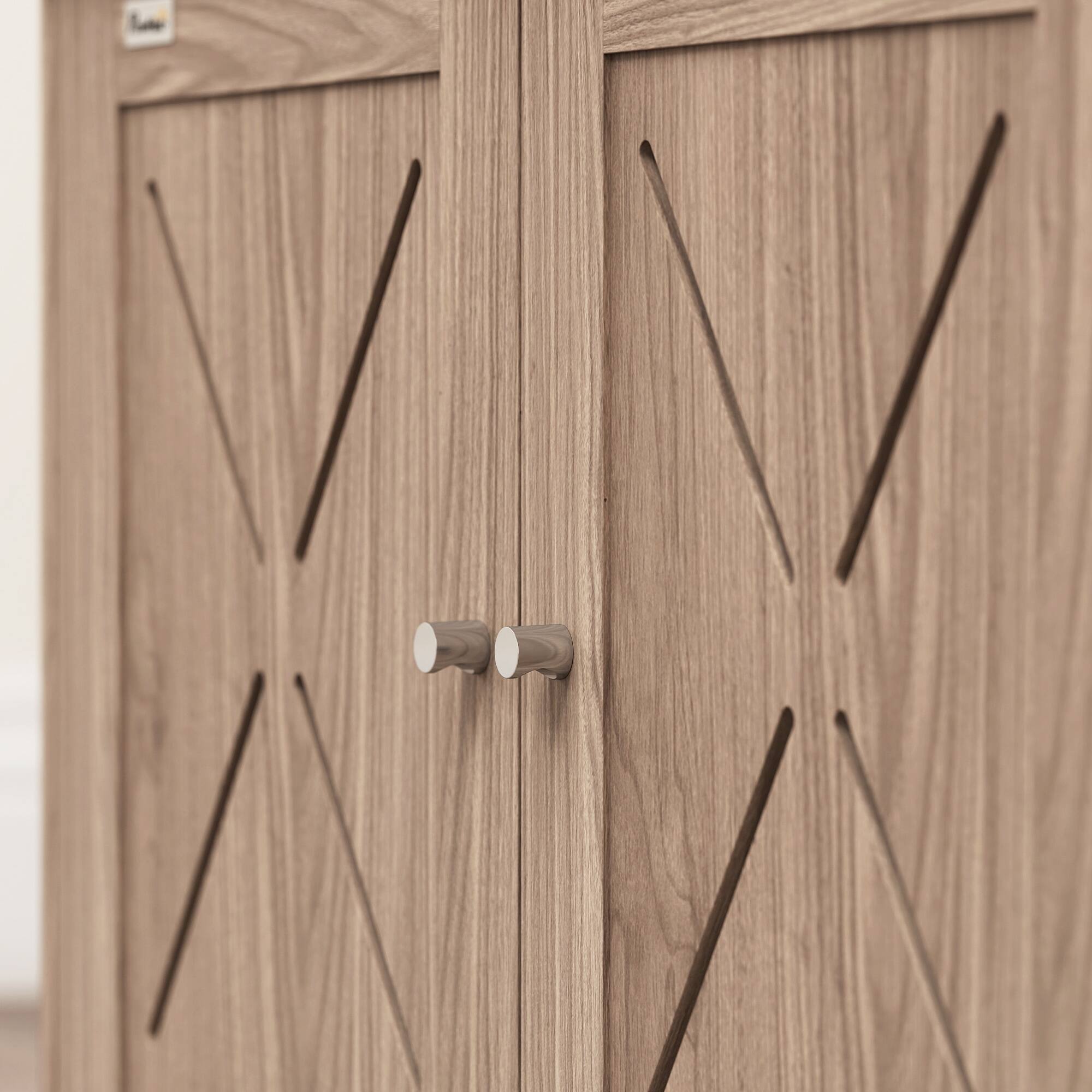 Alt View 5. Pawhut - Cat Litter Box Enclosure, Hidden Litter Box Furniture with Hole, Cat Washroom, Indoor Kitten House, End Table - Walnut.