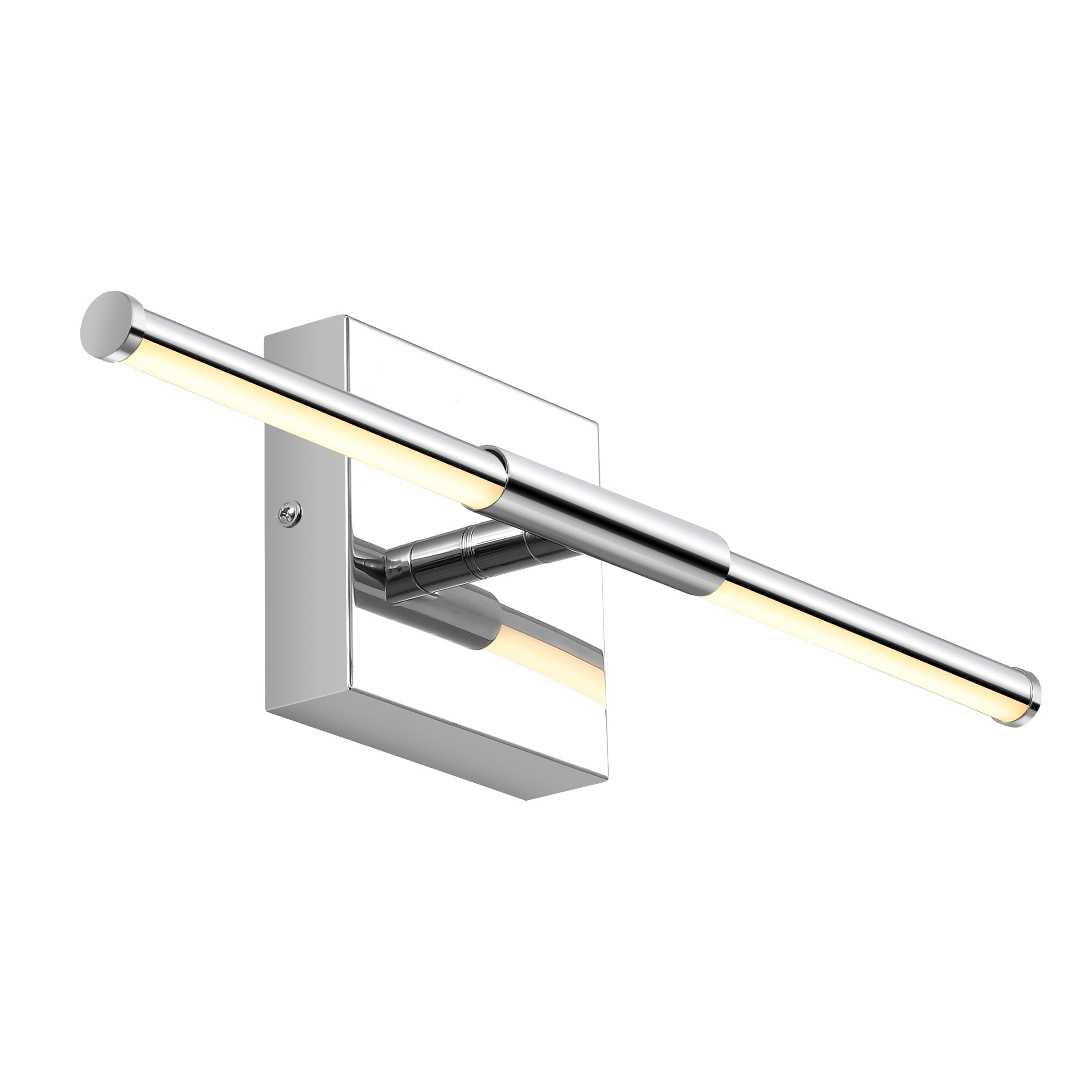 "Jonathan Y - McKenna 16.25"" Modern Minimalist Dimmable Integrated LED Metal Wall Sconce - Chrome" price history on PriceWatchPro