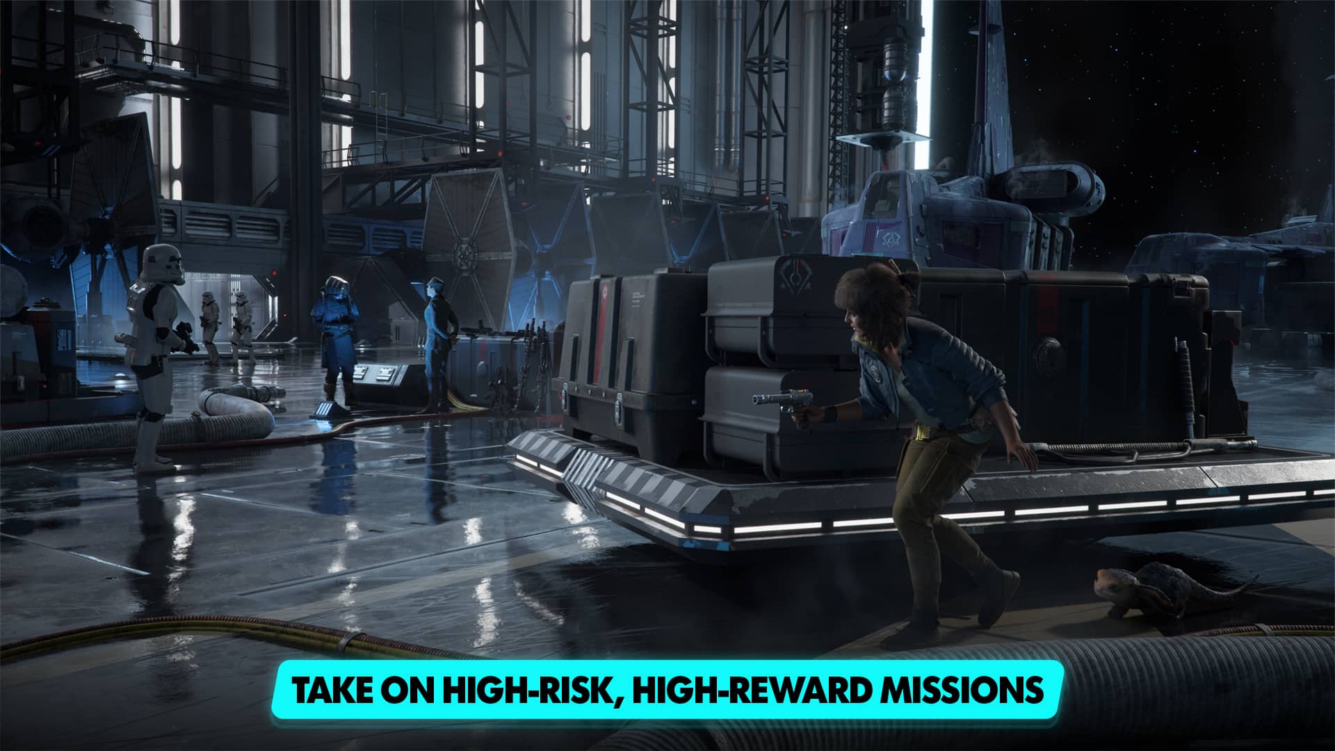 Take on high-risk, high-reward missions.