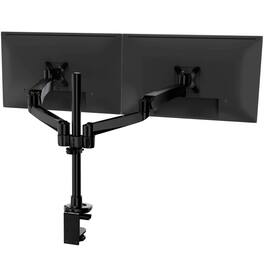 Mount-It! - CLiX Series Extra Tall Articulating Single Monitor Desk Mount – Full Motion Arm for 13"-32" Screens - Black