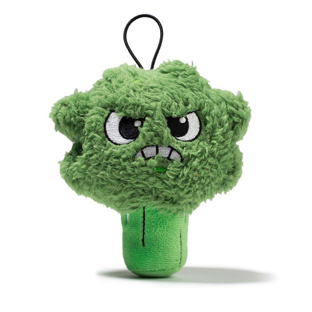 Front. Kidrobot - Yukky World 3" Plush: Brock - Green.