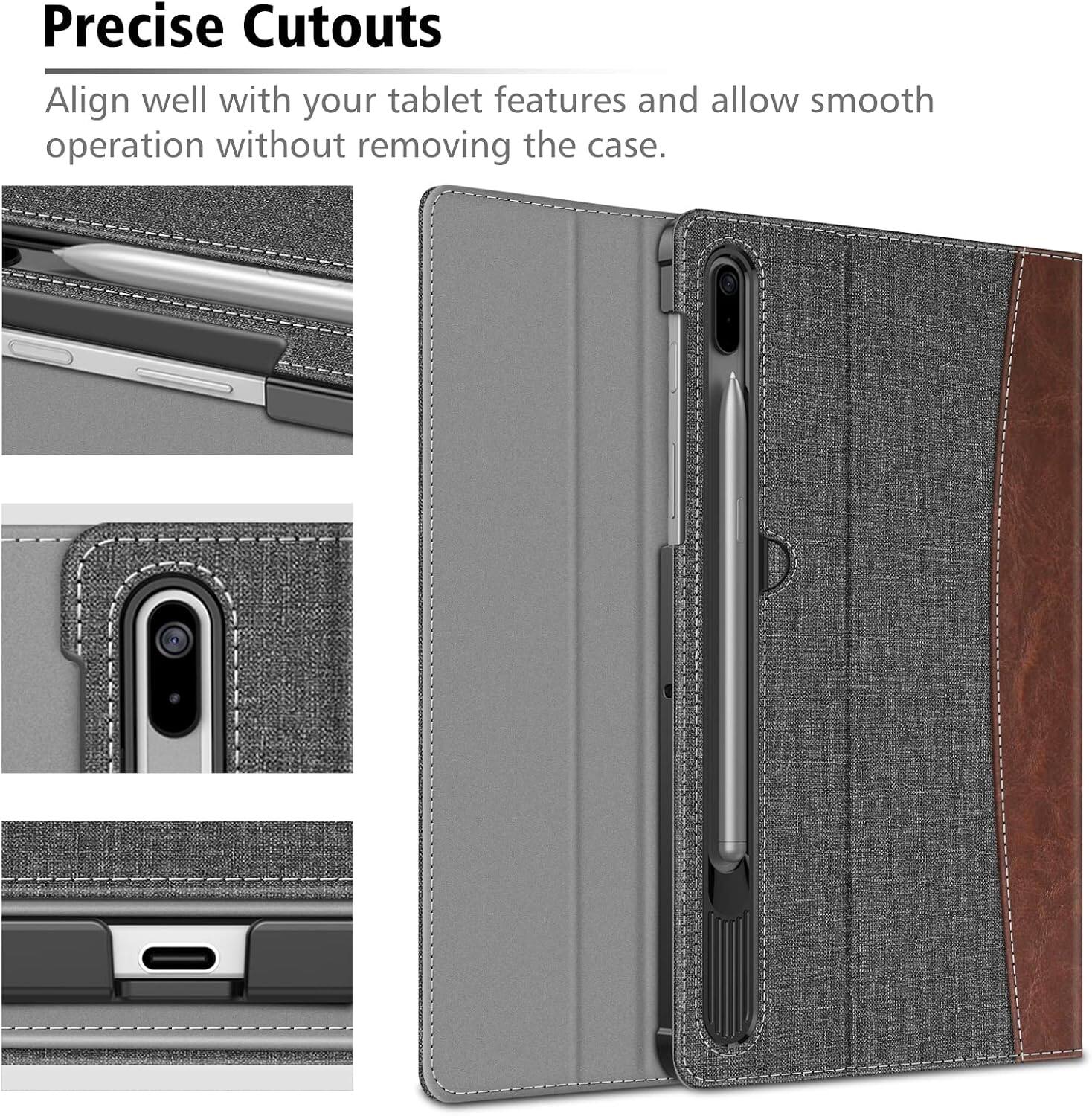 Precise Cutouts

Align well with your tablet features and allow smooth operation without removing the case.