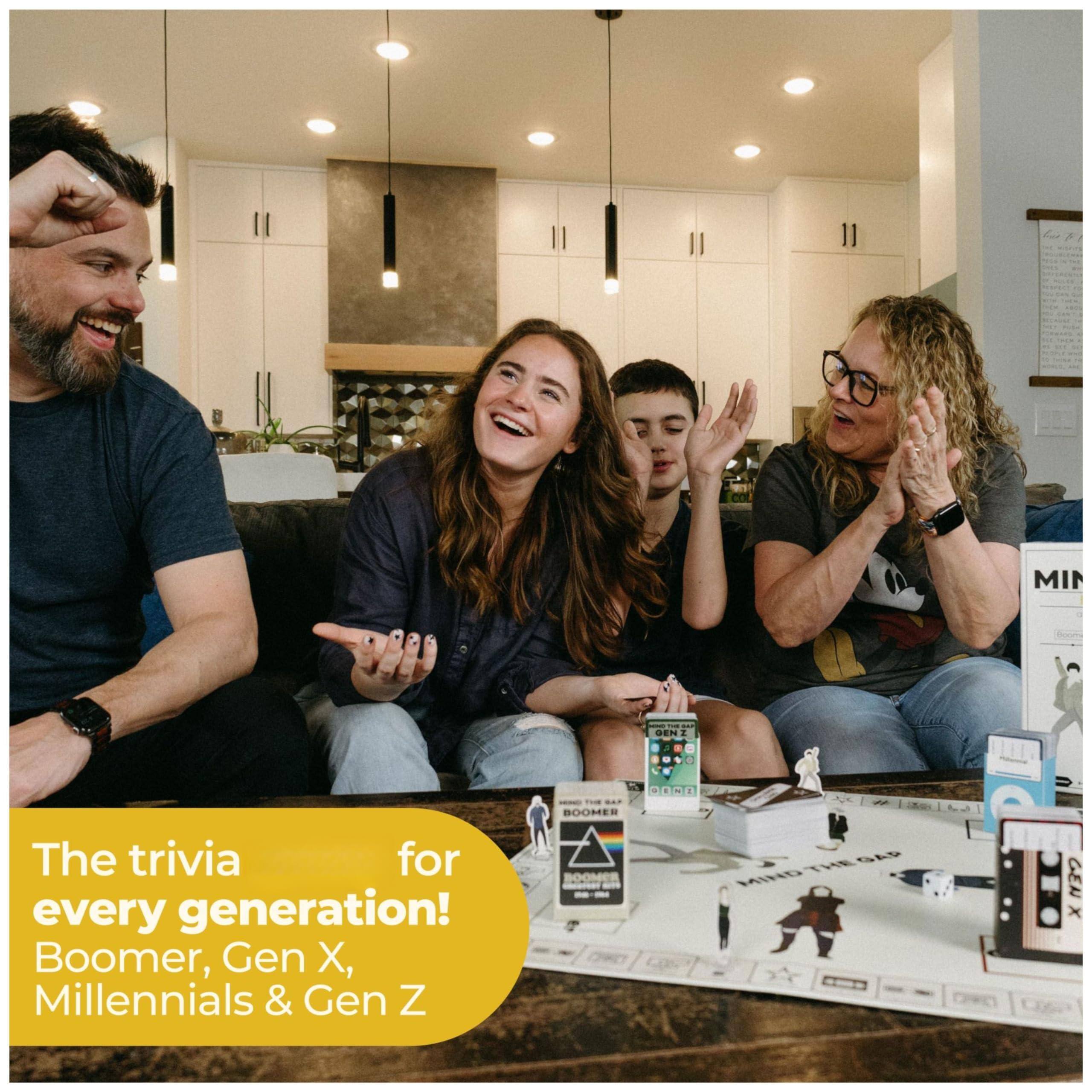 The trivia for every generation!  
Boomer, Gen X, Millennials & Gen Z