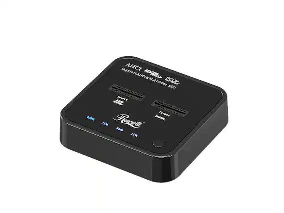 100% AHCI Support
AHCI & M.2 NVMe SSD
PCIe Express
Source: NVMe
Target: NVMe
Rosewill
75% 50% 25%