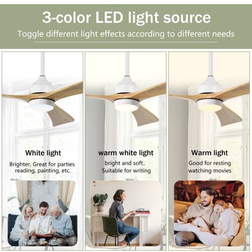 3-color LED light source

Toggle different light effects according to different needs

White light
Brighter, Great for parties, reading, painting, etc.

Warm white light
bright and soft, Suitable for writing

Warm light
Good for resting, watching movies
