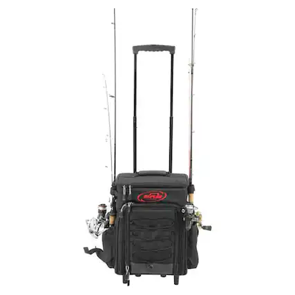 Front. SKB - SKB Tak-Pak Backpack with Wheels, Removable Straps, and Retractable Pull Handle - Black.