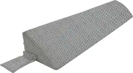wowmax - Queen Size Bed Wedge Pillow - Headboard Gap Filler, Triangle Support Cushion (Gray) - Gery
