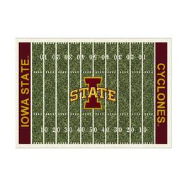 Imperial - Iowa State Cyclones 7'8'' x 10'9'' Home Field Rug - Black