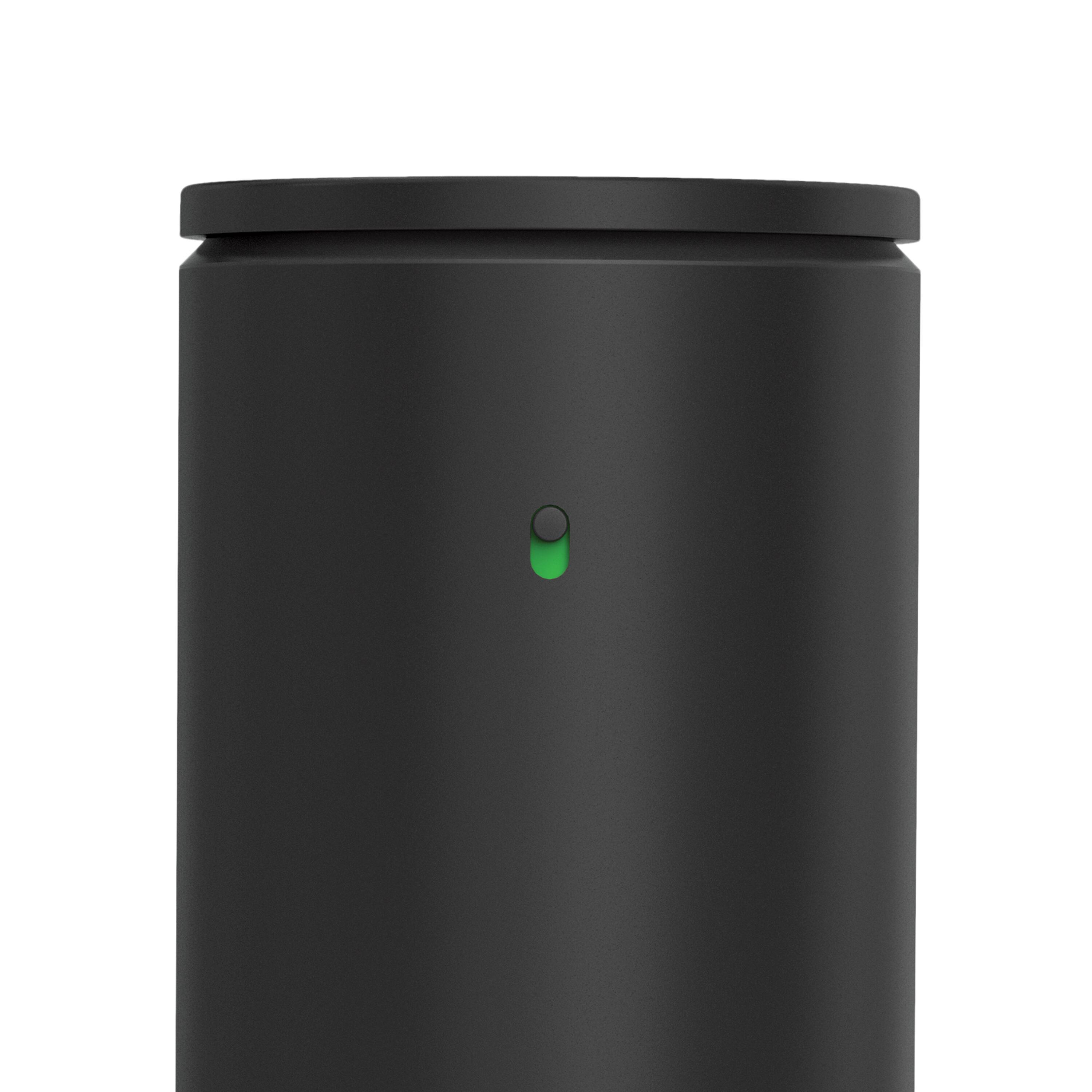 Alt View 5. simplehuman - 14 oz. liquid sensor pump with caddy, high-grade matte black steel - Matte Black.