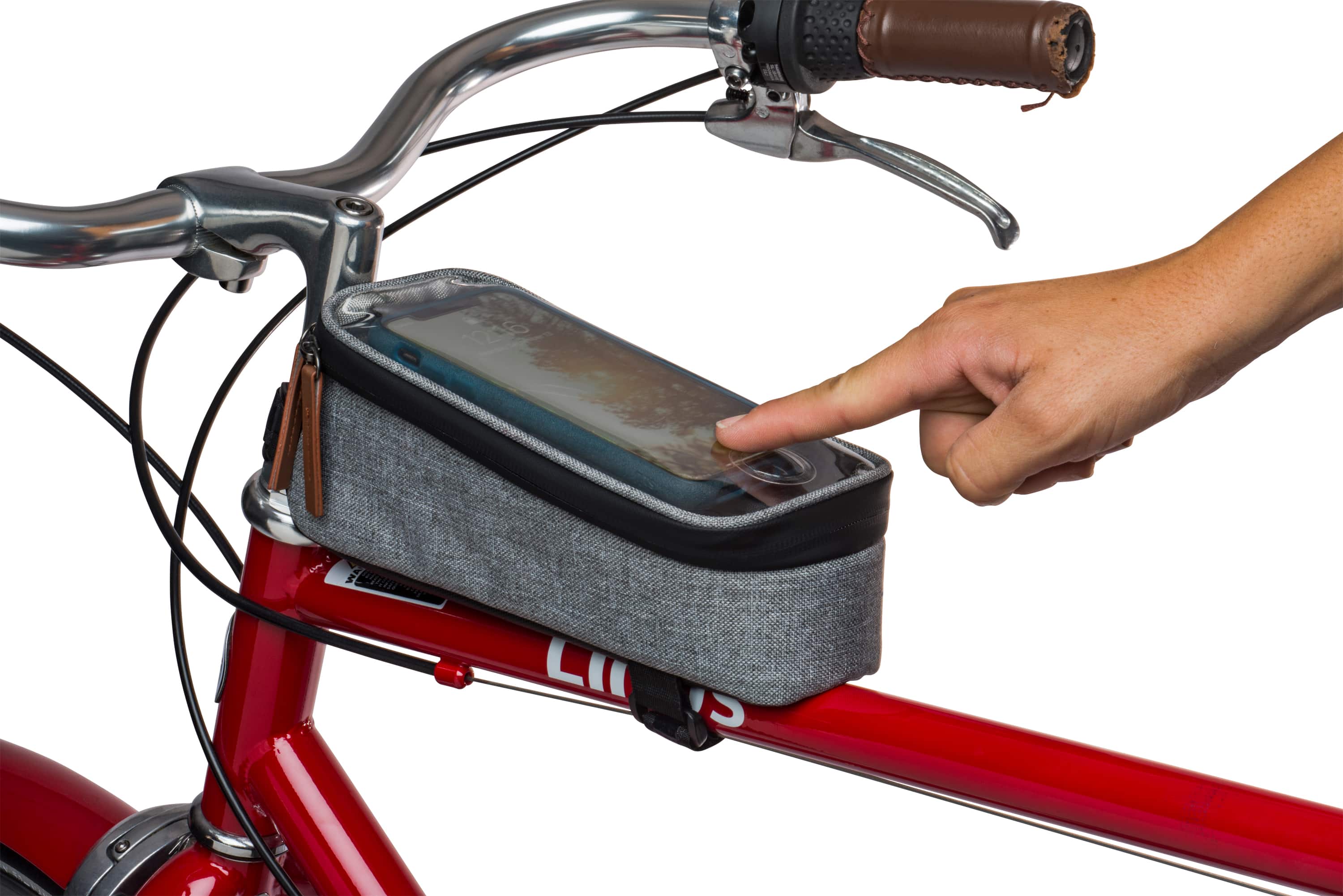 Alt View 12. Bell - Stowaway 500 Bike Frame Bag for Bike and Scooter - Grey.