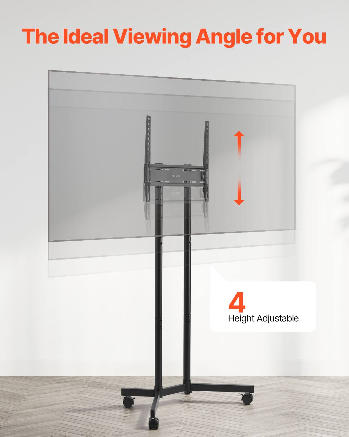 The Ideal Viewing Angle for You 4 Height Adjustable