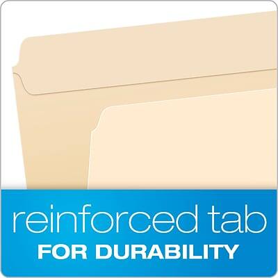 reinforced tab  
FOR DURABILITY