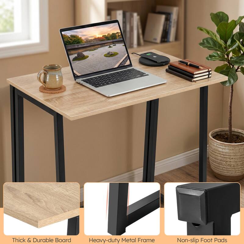 Thick & Durable Board  
Heavy-duty Metal Frame  
Non-slip Foot Pads