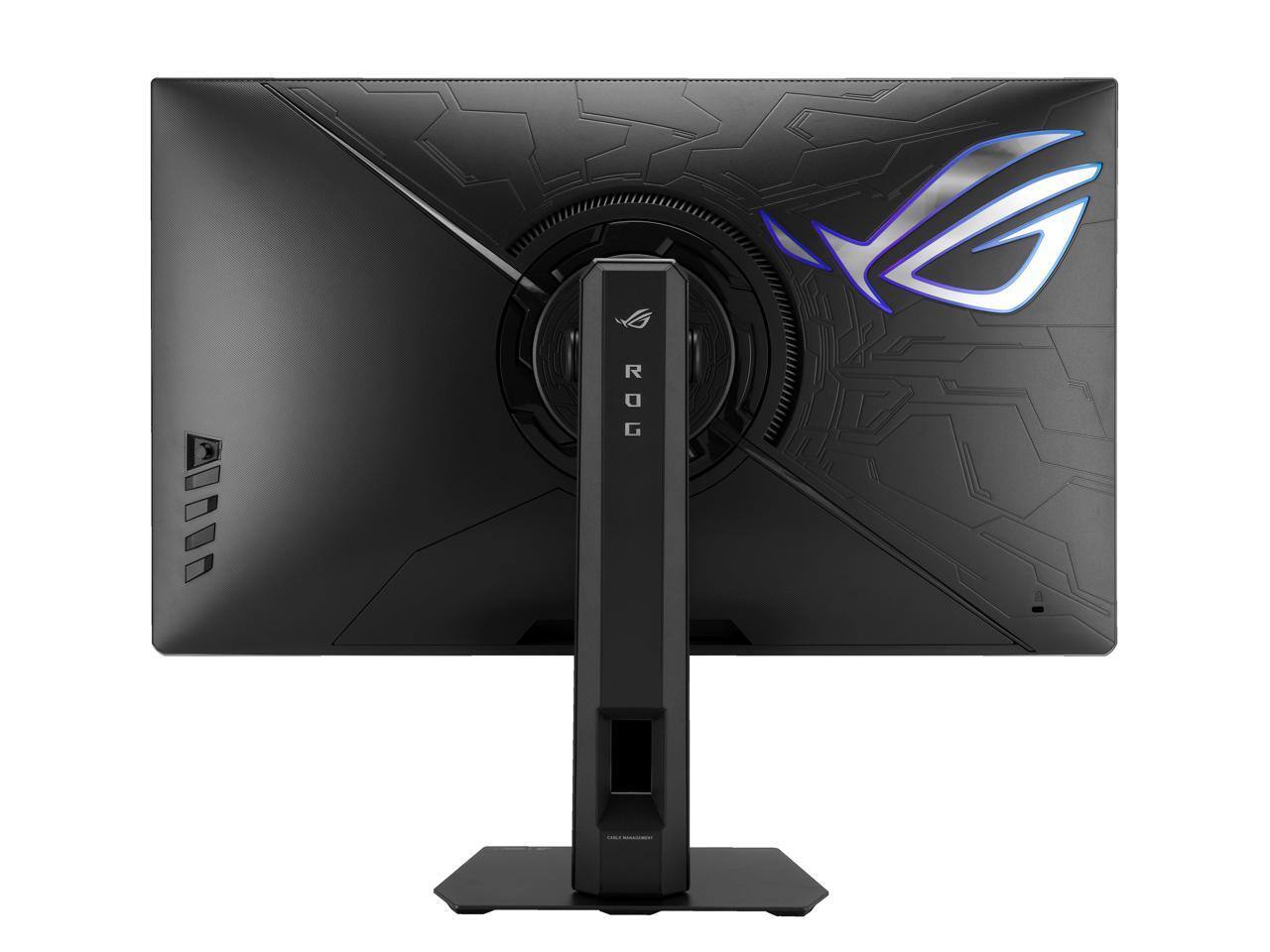 Alt View 4. ASUS - ASUS ROG Strix 27" Dual Mode 4K/162Hz & FHD/485Hz IPS Monitor, 0.3ms, FreeSync/G-SYNC, USB-C, Ergo Stand XG27UCGR - Black.