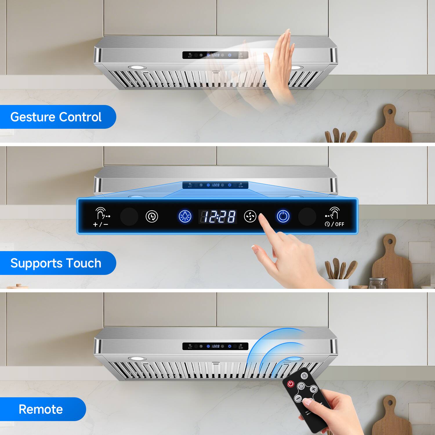 - Gesture Control
- Supports Touch
- Remote