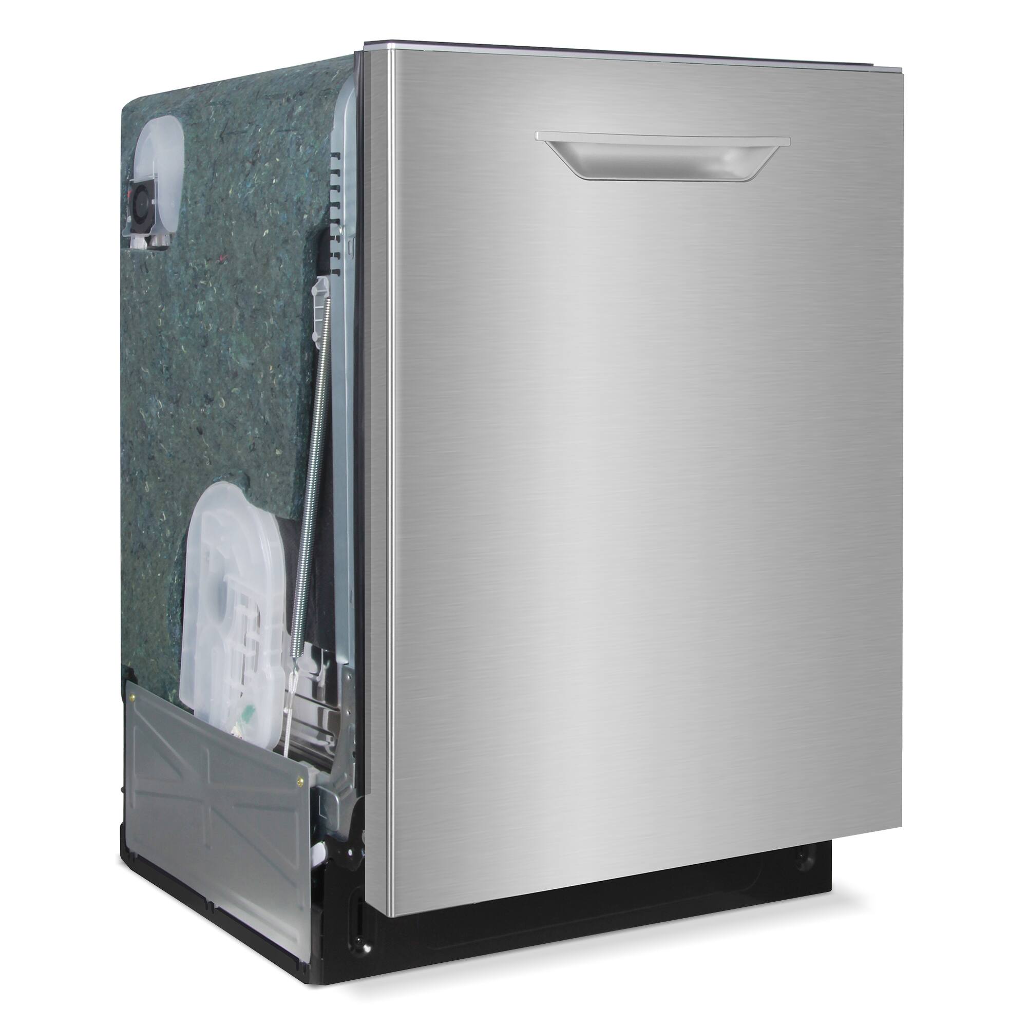Alt View 1. COSMO - COS-DWV24TTR 24 in. Vista Collection Built-in Dishwasher, Advanced Sanitize Technology, Ultra-Quiet Operation - Stainless Steel.