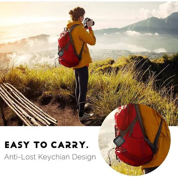 EASY TO CARRY. Anti-Lost Keychain Design