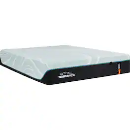 Tempur-Pedic - LuxeAdapt 2.0 Firm Queen Mattress - Blue & Gray