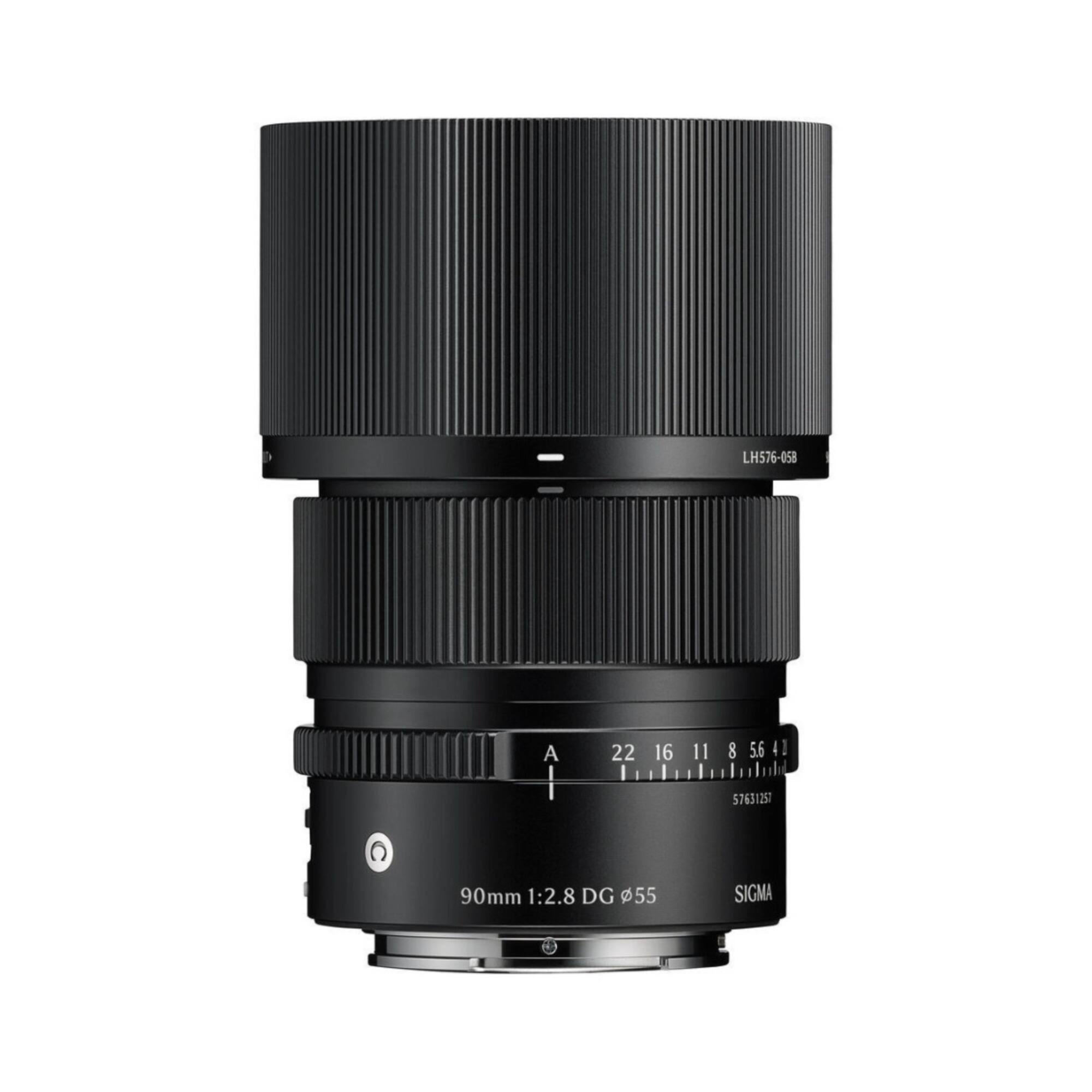 LH576-058  
A 22 16 11 8 5.6 4 1  
90mm 1:2.8 DG 55  
SIGMA