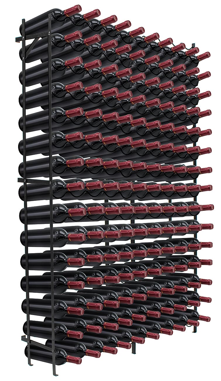Front. Sorbus - Sorbus Wine Rack Freestanding Floor - Wine Bottle Holder Holds 150 Bottles of Wine - 150 Bottle Capacity Wine Storage - Black.
