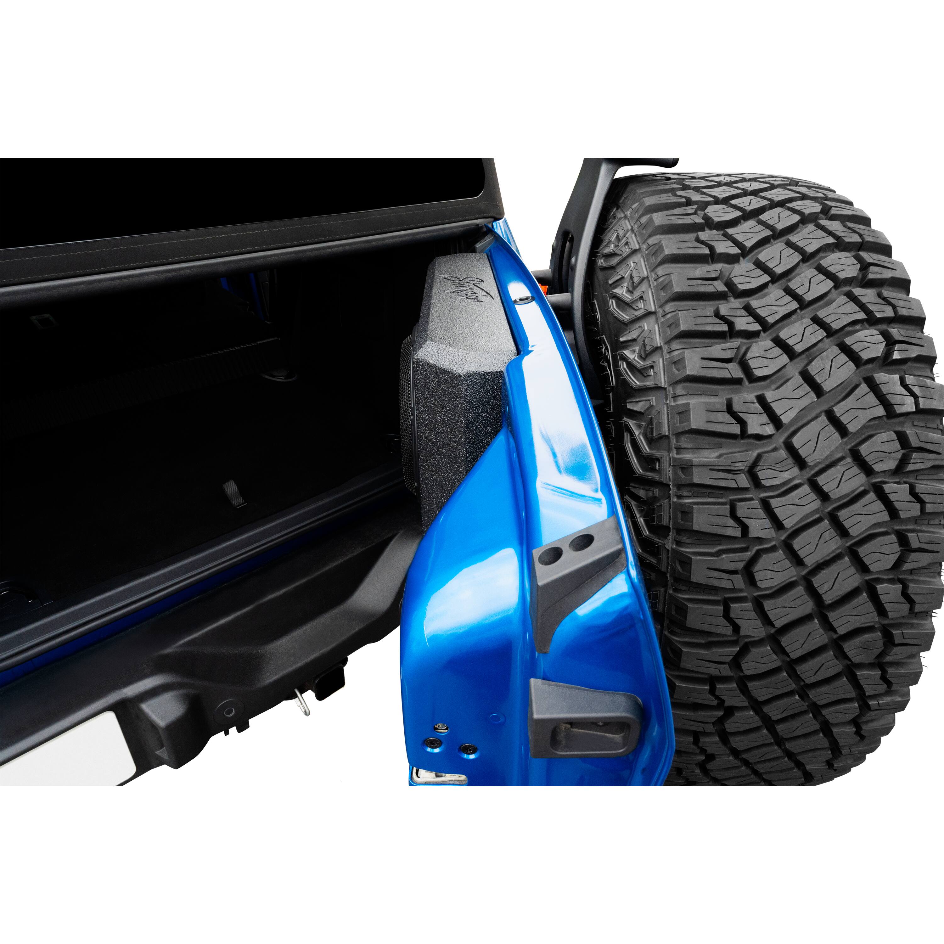 Alt View 18. AudioControl - 12” Single-Voice-Coil 2-Ohm Loaded Subwoofer Enclosure - Black.