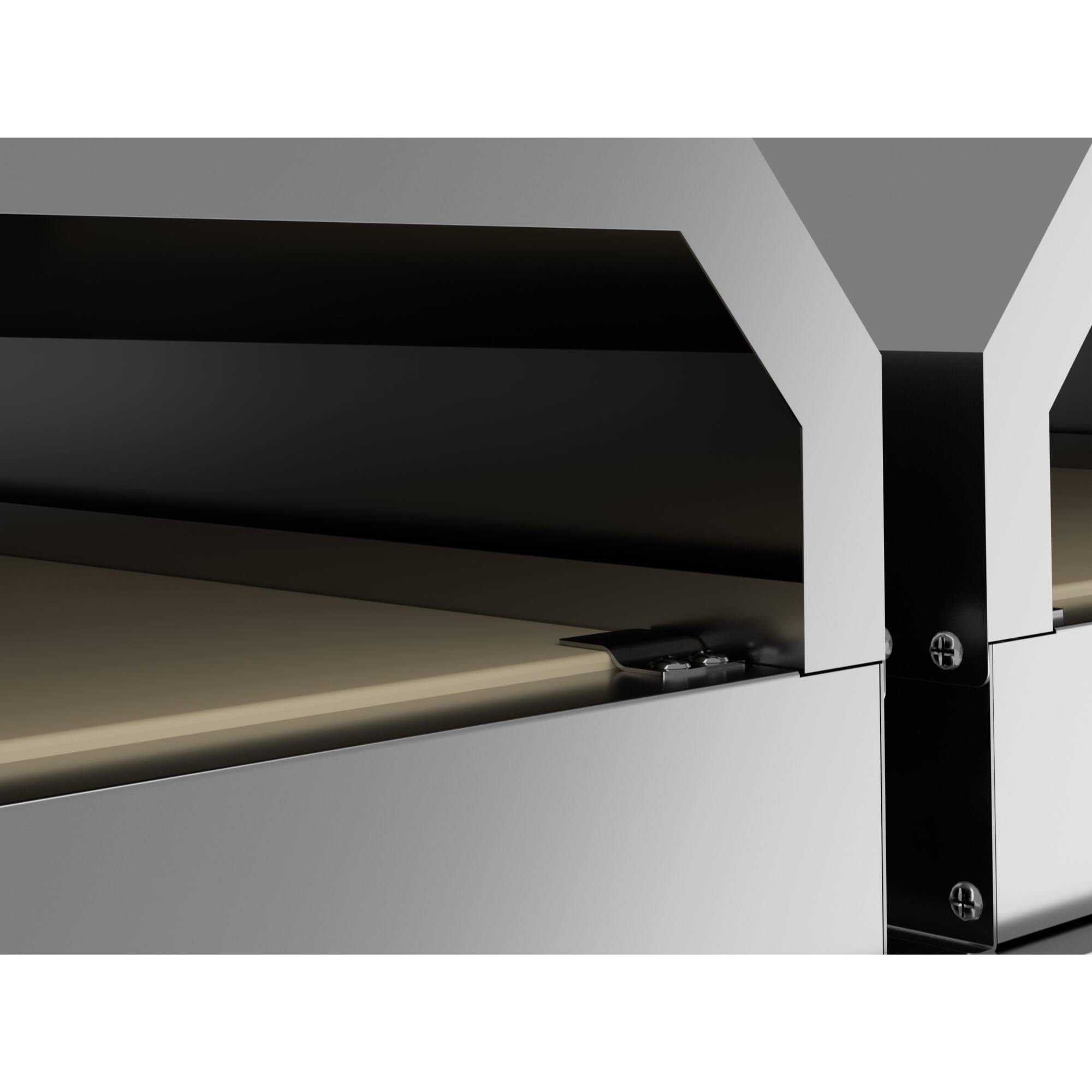 Alt View 5. Koolmore - 60 in. 8-Burner Commercial Outdoor Propane Gas Grill with Two 30 in. Pizza Ovens in Stainless-Steel, (CGKIT6-P30P30) - Stainless Steel.