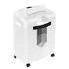 Front. Bonsaii - Micro Cut Shredder - shredding up to 12 Sheets, P-4 Security Level - 60 Min Continuous, CD/Credit Card, Jam-Proof - White/Gray.