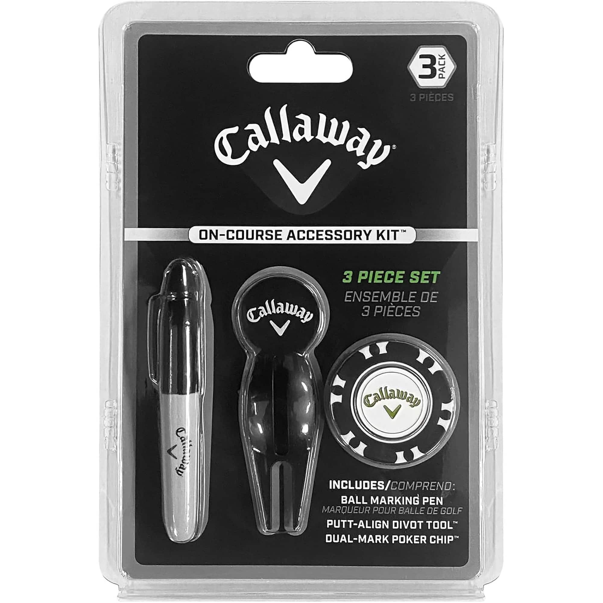 Callaway - Golf On Course Accessory Starter Kit - Black