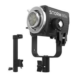 Aputure - STORM 80c 80W Full Color Black Fixture with STORM 80c Bracket Bundle