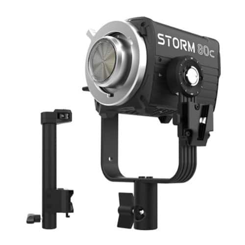 Aputure - STORM 80c 80W Full Color Black Fixture with STORM 80c Bracket Bundle