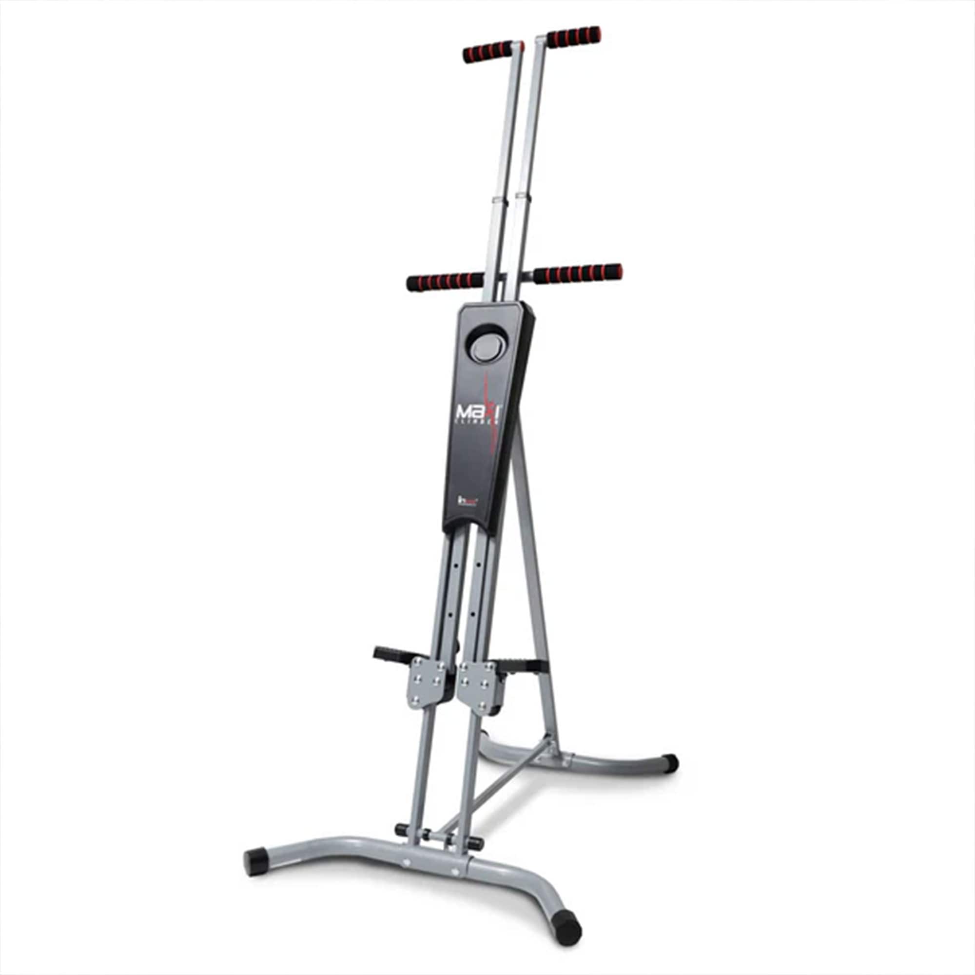 MaxiClimber - Vertical Climber Exercise Machine, Home Gym Total Body Equipment - Black