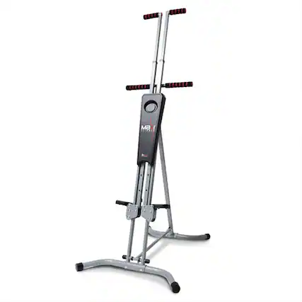 Front. MaxiClimber - MaxiClimber Vertical Climber Exercise Machine, Home Gym Total Body Equipment - Black.