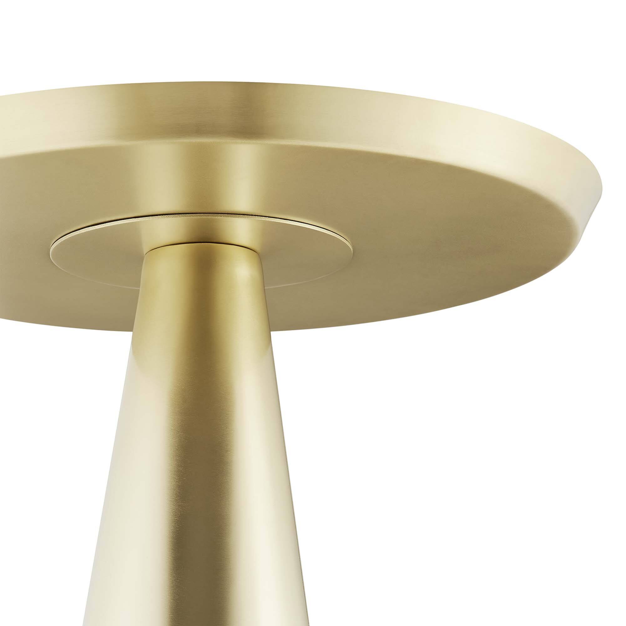 Alt View 5. Modway - Maren Round Side Table by Modway - Brass.