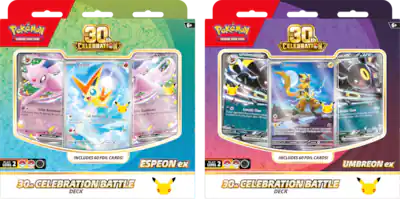 30 card pokemon deck Pokemon Card30th CELEBRATION Premium Set: Espeon / Umbreon (MF) this historic set celebrates the legacy of Pokmon cards with nostalgic reprints Pokmon TCG: Pokmon 30th Celebration